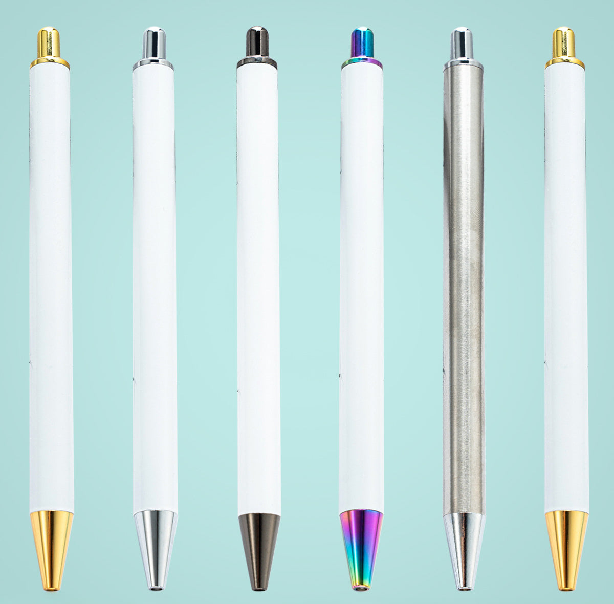 DIY metal pens- white color