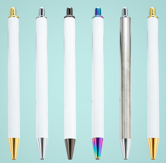 DIY metal pens- white color