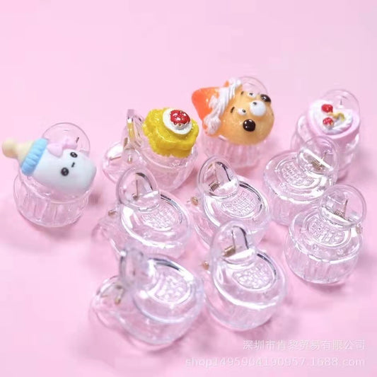 11.04 New -- Clear hair clip $1 for 8pcs