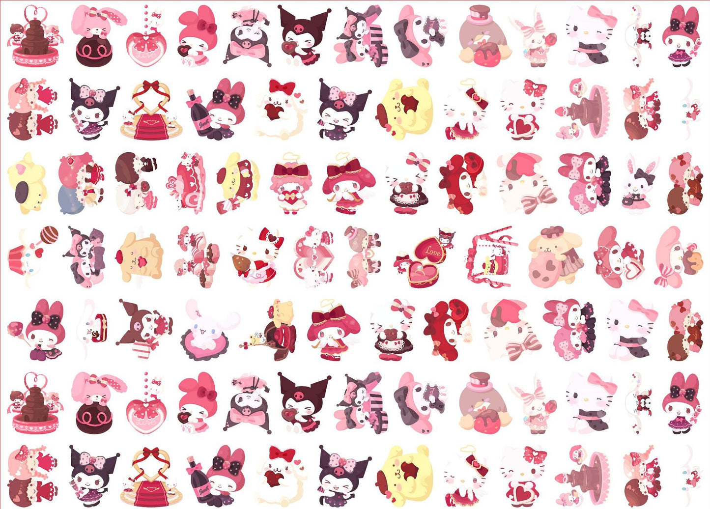 2cm acrylic charms for 500 gram