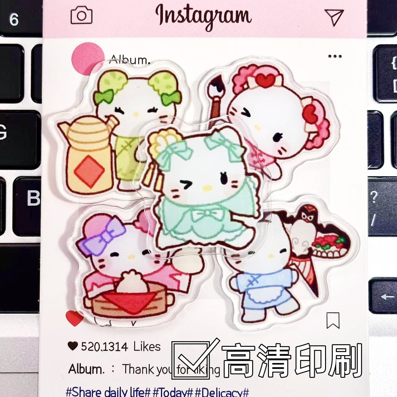 4cm acrylic charms  for 500gram