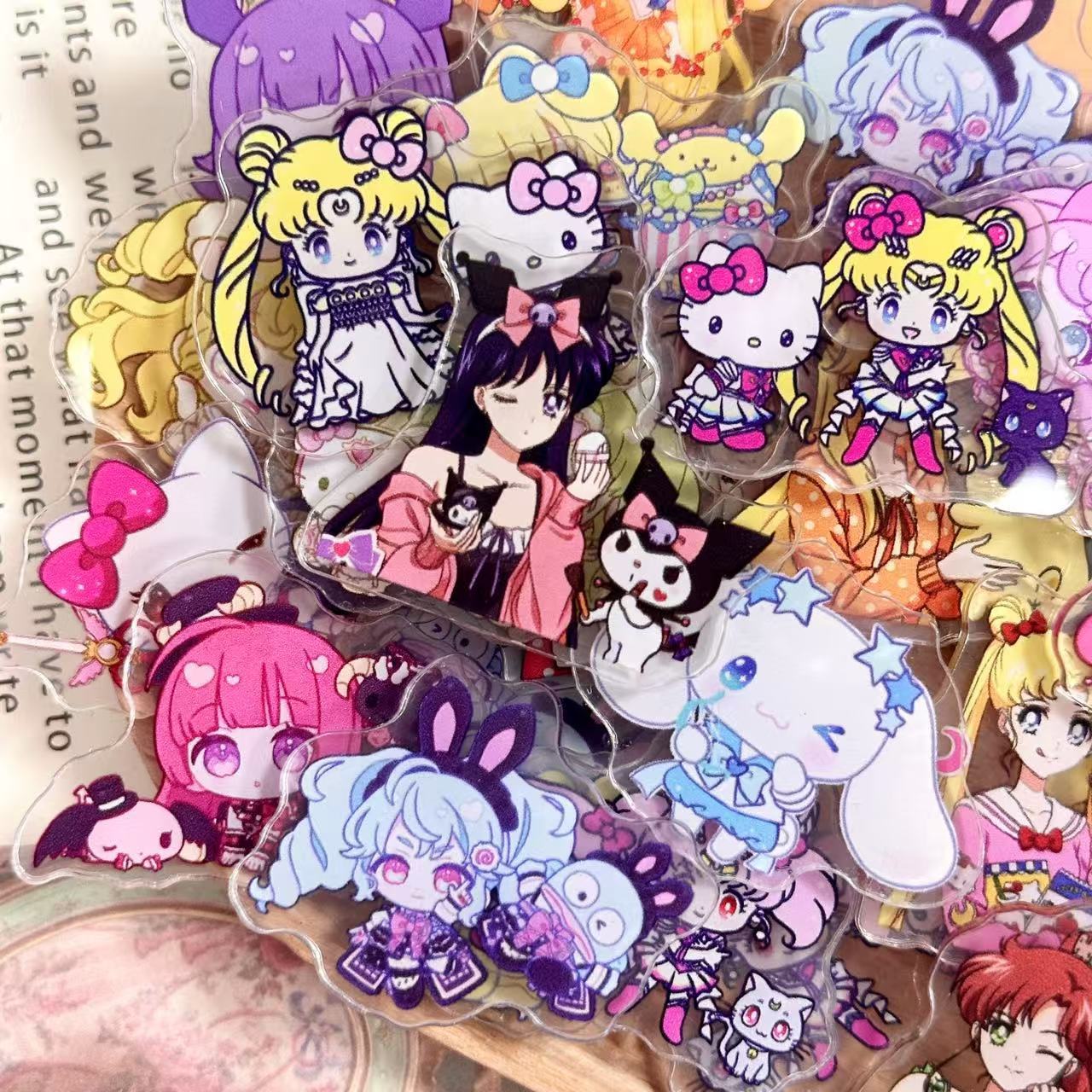 4cm acrylic charms  for 500gram