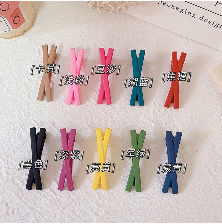 11.04 New -- Crossing Hair clip $1 for 5pcs