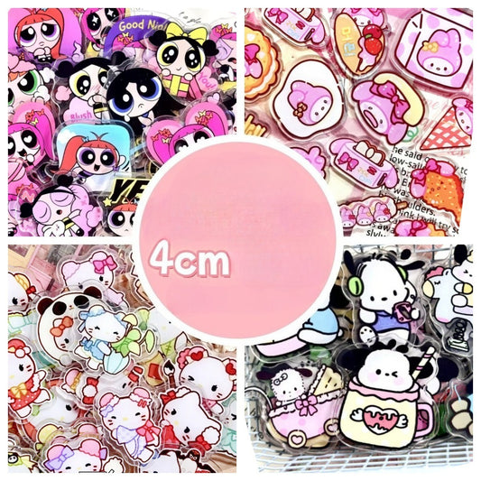 4cm acrylic charms  for 500gram